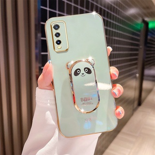 เคสโทรศัพท์มือถือ ลายการ์ตูนหมีน่ารัก 6D หรูหรา สําหรับ Vivo 2026 Y20 2021 Y12A Y20T Y20S G Y12S 2021 Y20i Y20A