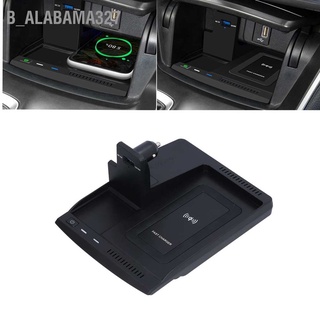 Alabama327 ที่ชาร์จโทรศัพท์ไร้สาย 15W Qi Qc3.0 พอร์ต Usb สําหรับ Honda Accord Inspire 18-21