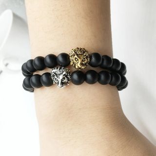 Lion 🦁 bracelet  **หินนำโชค**