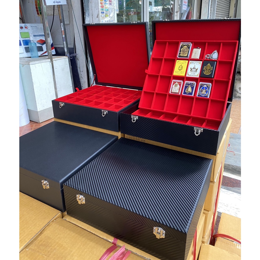 กล่อง 3 ชั้น เคฟล่า 3D, F1 72 ช่อง ขนาดช่อง 5x7 cm. ขนาดกล่อง 31x33x11 cm. (12