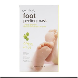 THE FACE SHOP SMILE FOOT PEELING MASK.