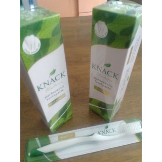 Knack Nature แนคเนเจอร์ แพคคู่ ฟรี!แปรงสีฟันคละสี 1อัน มูลค่า 45 บา