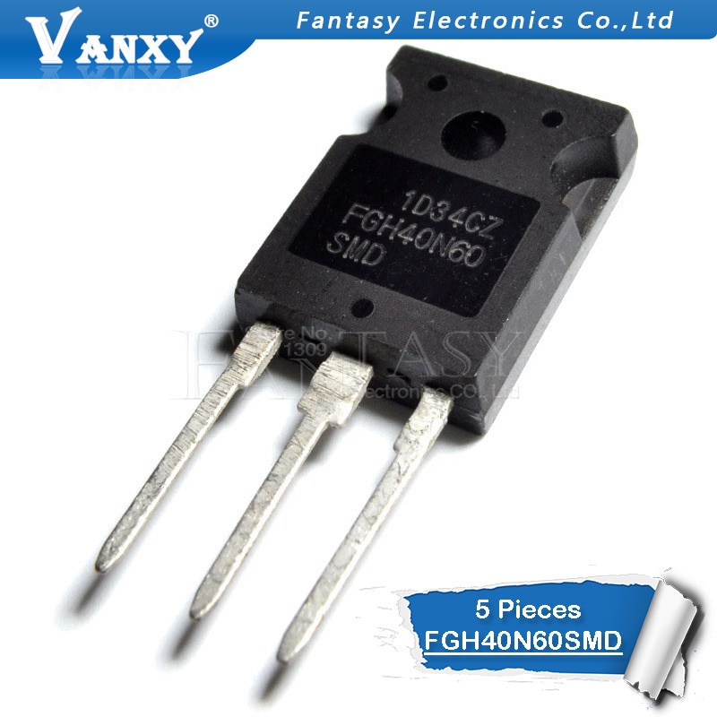5 ชิ้น FGH40N60SMD TO247 40N60SMD TO-3P 40N60 GH40N60 TO-247 บอร์ด IC