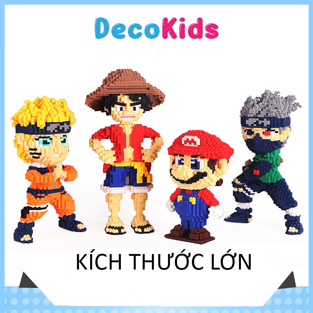 Lego Naruto One Piece Avenger ประกอบโมเดล 3D ขนาดใหญ่