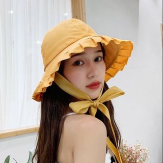 หมวกผู้โบว์ หมวกเกาหลี สไตล์เกาหลี หมวกน่ารักๆ หมวกสาน