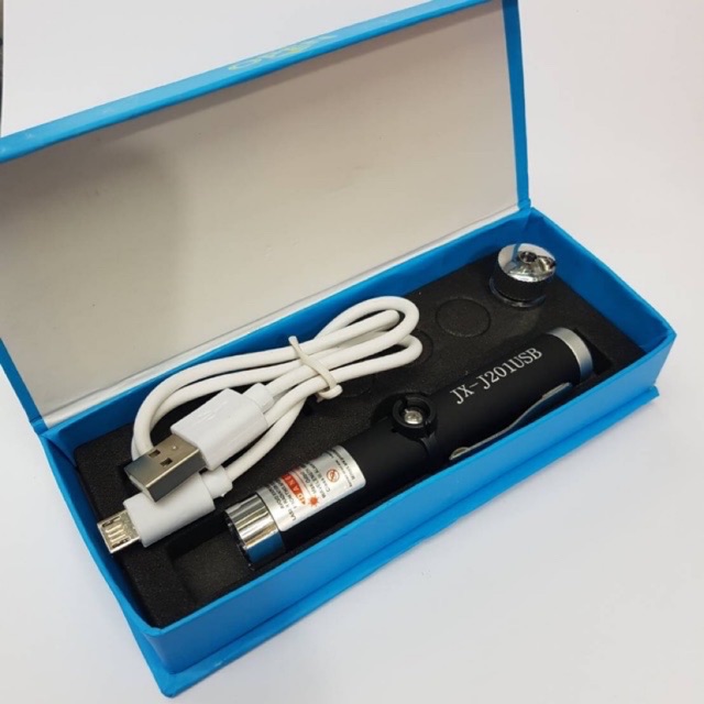 ถูกสุดเลเซอร์ ขนาดพกพา ชาร์จผ่าน USB เเสงสีเขียว สุดเท่ห์
