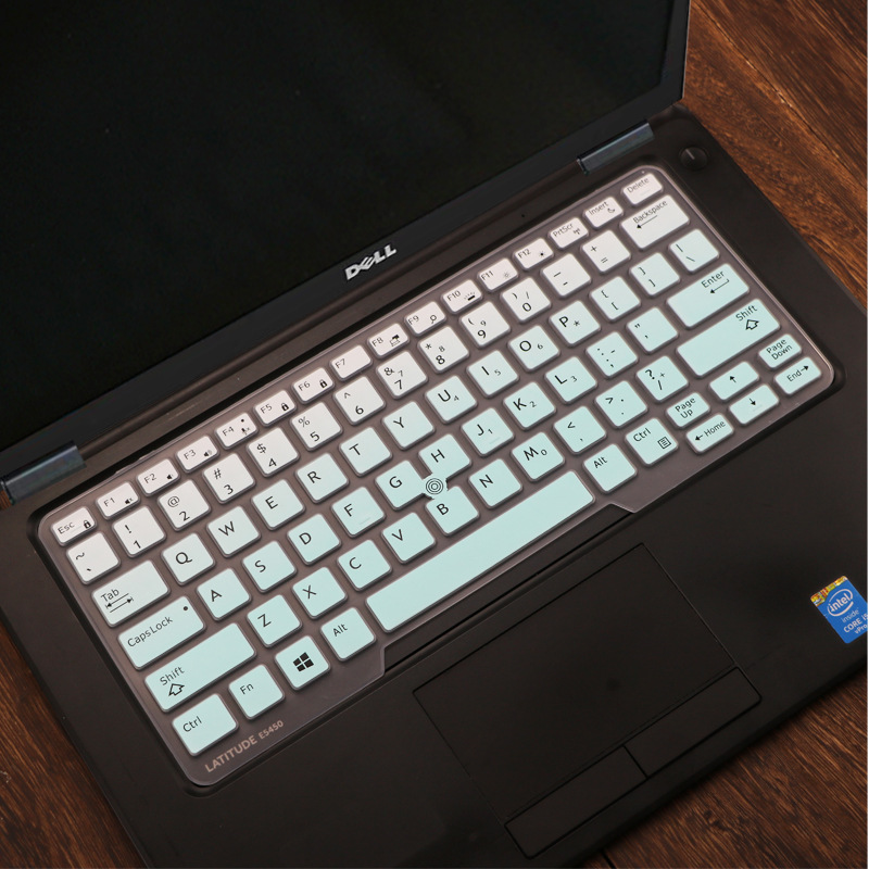 เคสแป้นพิมพ์ซิลิโคนสําหรับ Dell Latitude5450 3340 7480 7490 5490 5491 E5450 E5470 E7450 E7490 E5490 14"