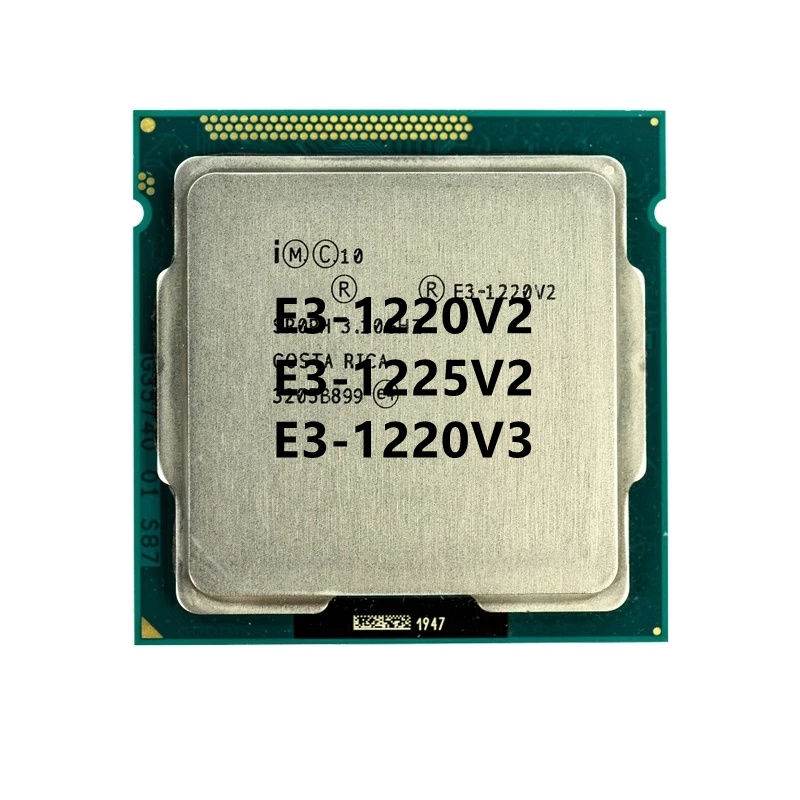 โปรเซสเซอร์ CPU E3-1220V2 E3-1225V2 E3-1220V3 Quad Core LGA1155