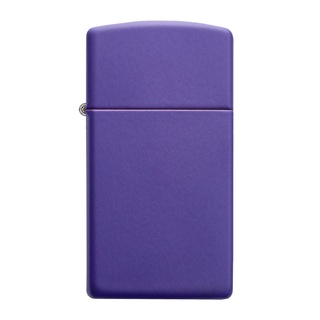 Zippo ไฟแช็กรุ่น 1637 Slim® Purple Matte ของแท้ รับประกันตลอดชีวิต นำเข้าและจำหน่ายโดยตัวแทนจำหน่าย