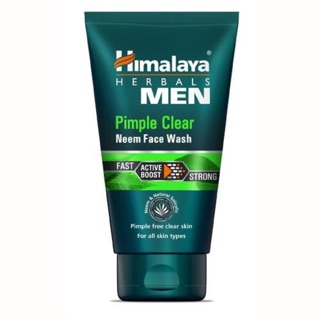 (ลดสิว)) Himalaya Men Pimple Clear Neem Face Wash 100 ml.