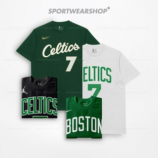 เสื้อยืดบาสเก็ตบอล ลาย Boston Celtics Jaylen Brown NBA สําหรับผู้ชาย และผู้หญิง เสื้อยืดพรีเมี่ยม 7 ชิ้น