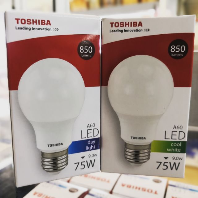 หลอดไฟ Toshiba LED Bulb E27 9Watt Daylight/Coolwhite