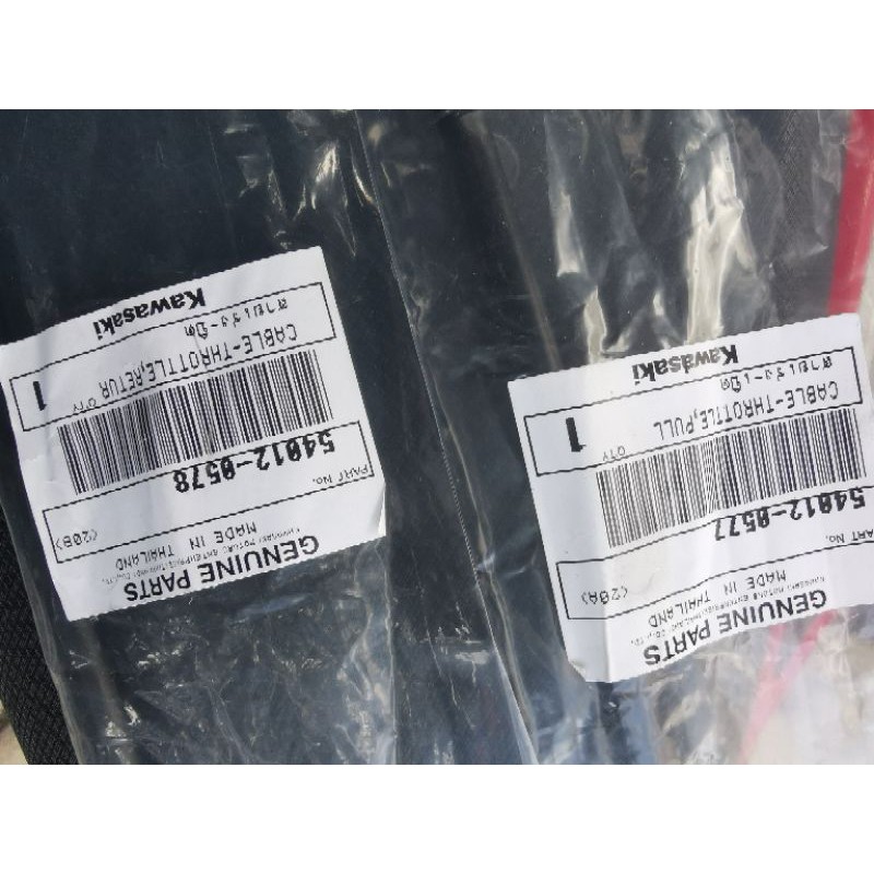 สายคันเร่ง​ ​( ปิด​+เปิด)​ Kawasaki​ Ninja250​ Ninja300​ Z250​ Z300