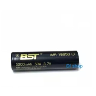 ถ่านชาร์จ BST 18650 IMR 50A 3200 MAh (สีดำ) 1 ก้อน แอมสูง