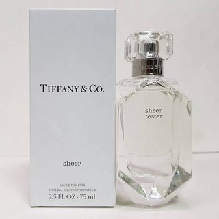 Tiffany &amp; Co Sheer Tiffany edt 75ml Tester 2450฿  #สินค้าหายากมีจำนวนจำกัด (กลิ่นแนว Floral) เปิดตัวปี 2019 กลิ่นหอมสดชื