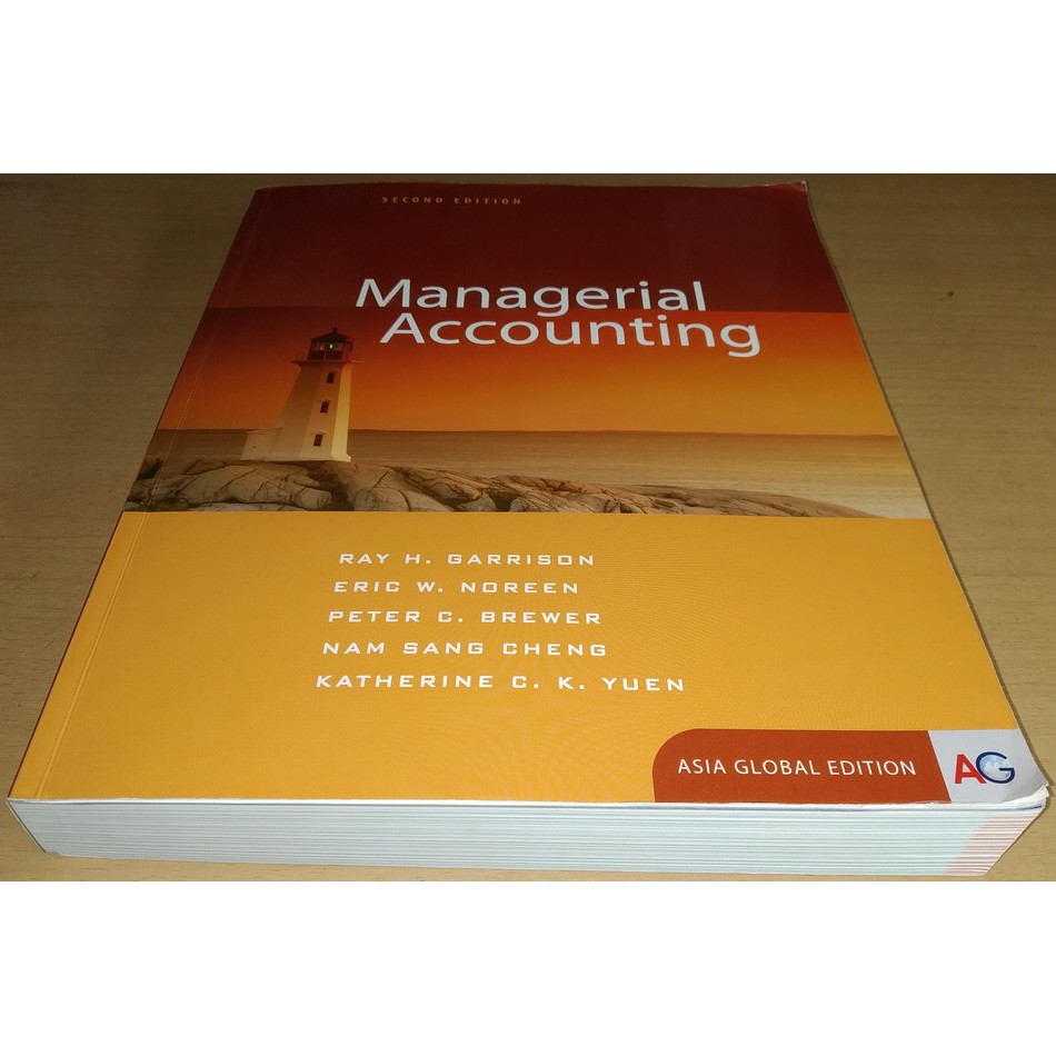 การบัญชีบริหาร Managerial Accounting Textbook มือสอง