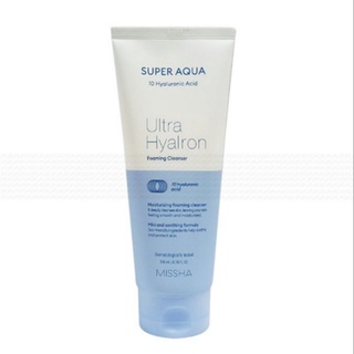 🧊 Missha Super Aqua Ultra Hyalron Foaming Cleanser 200ml