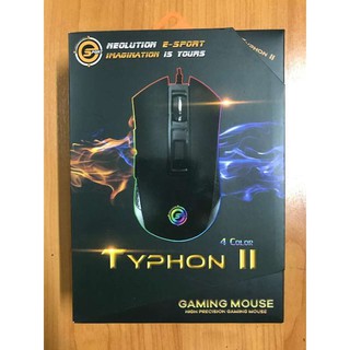 Mouse Neolution Gaming Typhon II (สีดำ)