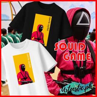 SQUID GAME SERIES 9 DESIGN Tshirt High Quality Unisex Variety of Colors Asia size เสื้อยืด