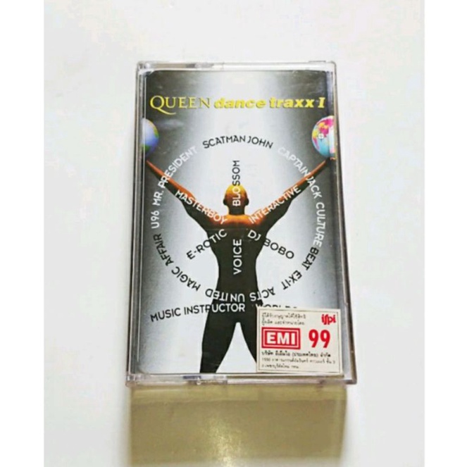 เทปเพลง Cassette Tape เทป​คาสเซ็ท​ Queen​ -​ Dance Traxx 1 (1996)