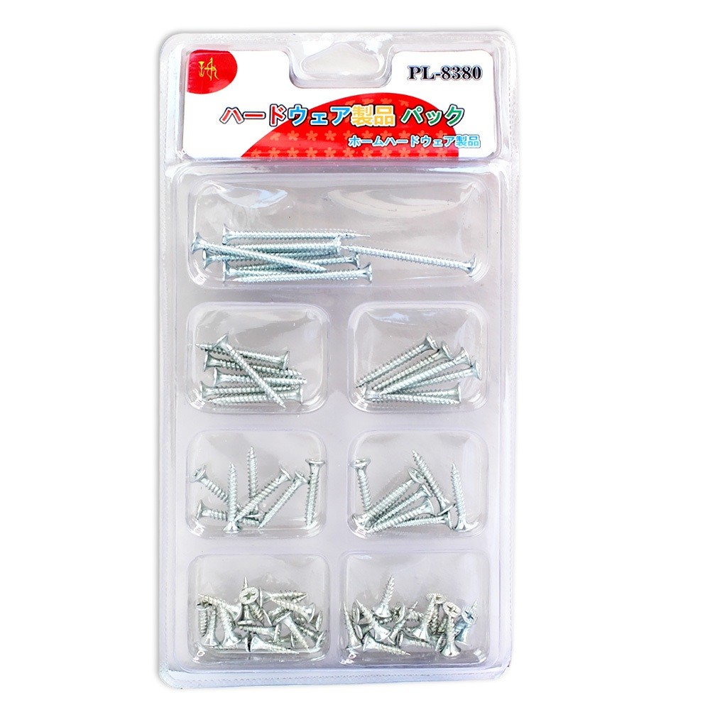 Telecorsa Spiral Nail Set Good quality spiral nails Screws-Metal-Only-Fill-04A-J3