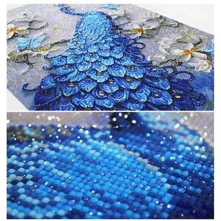 ครอสติสคริสตัล ปักครอสติส ขนาด 30 x 40 cm ภาพติดเพชร diamond painting ศิลปะตกแต่งบ้าน DIY 5D ของขวัญ