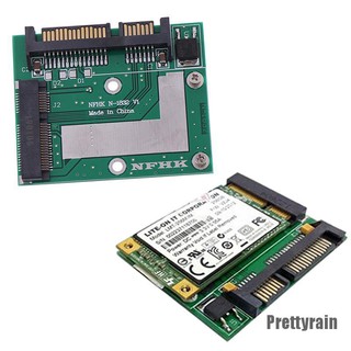 [Prettyrain] อะแดปเตอร์แปลงการ์ดโมดูล mSATA SSD เป็น 2.5 นิ้ว SATA 6.0gps mini pcie