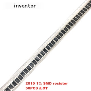 50pcs 2010 1% 5%  SMD resistor 0R ~ 10M 3/4W 7.5R 8.2R 9.1R 75R 82R 91R 750R 820R 910R 7.5K 8.2K 9.1K 75K 82K 91K 750K 820K 910K OHM