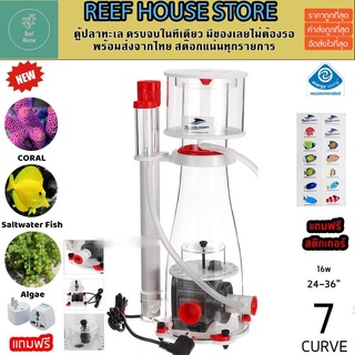 Reef House Skimmer Bubble-Magus Curve 7 สำหรับตู้ปลาทะเลและปะการัง แถมฟรีหัวปลั๊กแปลง ProteinSkimmer ส่งด่วนใน1วัน