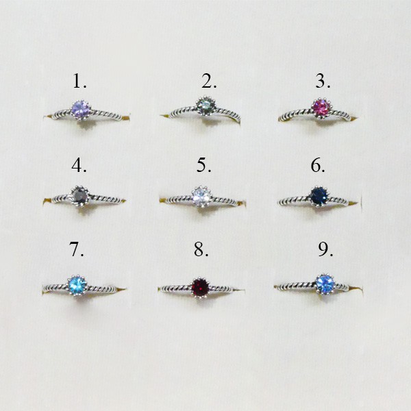 แหวนเงินแแท้92.5% ลายเกลียวรมดำ ติดพลอย ดีไซน์สวยเก๋ ดูดี : E-V-Tw1.0-Fen6