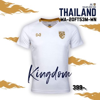 WARRIX SPORT เสื้อเชียร์ทีมชาติไทย ปี 2020 รุ่น WA-20FT53M (WN ขาว-ทอง)