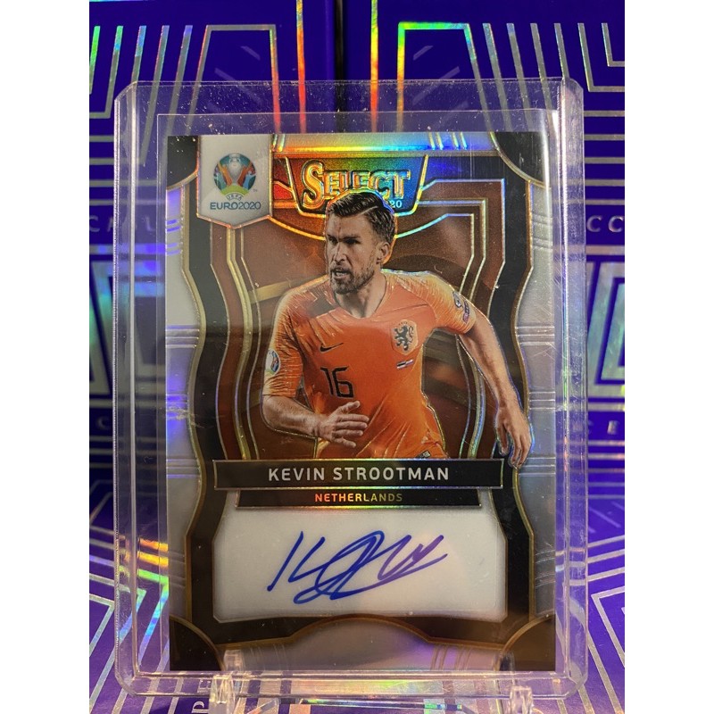 Panini Soccer Card Euro 2020 เลือก Kevin Strootman เนเธอร์แลนด์ลายเซ็น