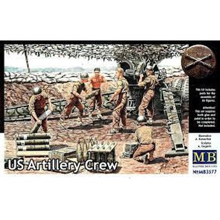 ฟิกเกอร์โมเดล Master Box Model 1/35 MB3577 US ARTILLERY CREW