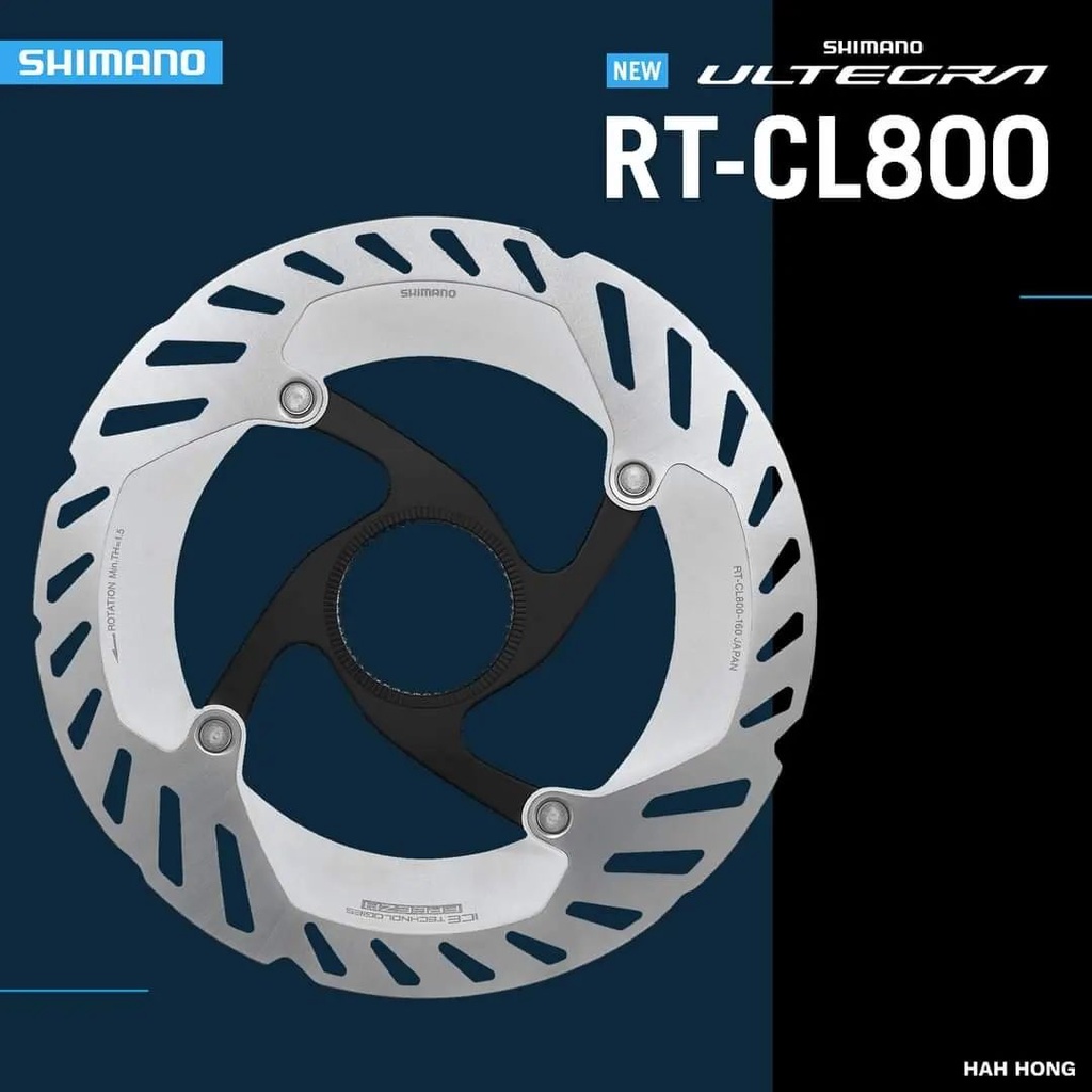 ใบดิสเบรค RT-CL800 SHIMANO ULTEGRA GRX CENTER LOCK DISC BRAKE ROTOR 140/160MM