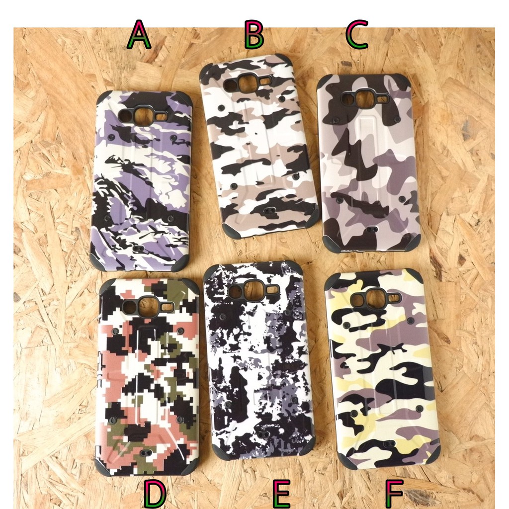 เคส 2 ชั้นกันกระแทกลายพราง J7 / J7 core