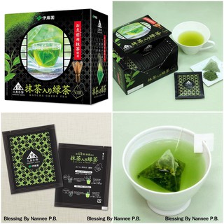 (Pre Order)ITO EN Triangular Tea Dormitory Green Tea with Matcha 50 Tea Bags.ชาเขียวจังหวัดชิสึโอกะ