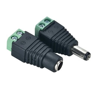 CCTV แจ็คกล้องวงจรปิด แจ๊คตัวเมีย แจ๊คตัวผู้ แจ็คdc หัวแจ็คdc12v jack dc 12v