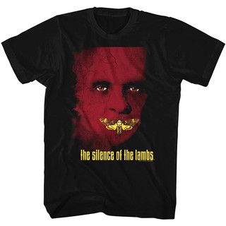 เสื้ A &amp; E Designs Silence Of The Lambs เสื้อยืดลําลองแขนสั้นสําหรับผู้ชาย pkIfS-5XL