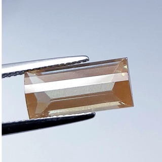 4.22 ct ซันสโตนแอนดีซีนธรรมชาติ Natural Andesine Sunstone Rectangular Shape Loose Gemstone For Fine Jewelry