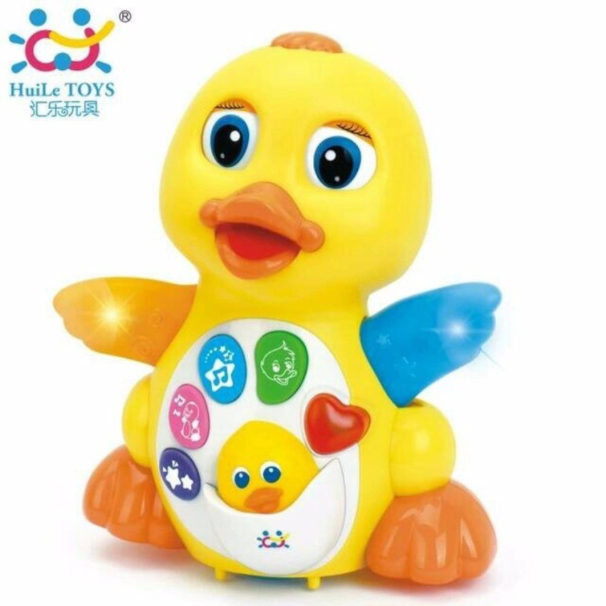 EQ Flapping Yellow Duck ของเล่นเสริมพัฒนาการ เจ้าเป็ดน้อยเต้นดุ๊กดิ๊ก (Hola)