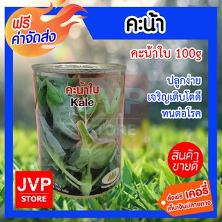 **ส่งฟรี**เมล็ดคะน้าใบ 100g. ตราภูเขาทอง ปลูกง่าย เจริญเติบโตดี โตไว ทนทานต่อโรคได้ดี