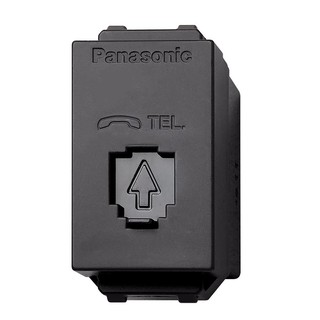 เต้ารับโทรศัพท์ PANASONIC WEGN 2164 H 6P/4C สีเทา TELEPHONE SOCKET PANASONIC WEGN 2164 H 6P/4C GREY