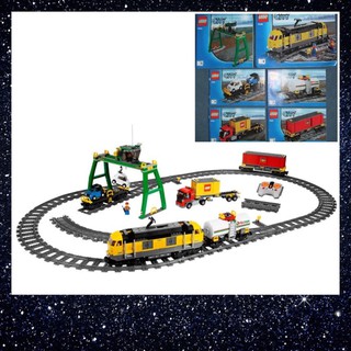 [ของแท้ มือ 1] LEGO 7939 (year 2010): RC Train - Cargo Train / ไม่มีกล่อง