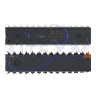 ไมโครคอนโทรลเลอร์ ATMEGA328P-PU CHIP ATMEGA328 MCU AVR 32K 20MHz FLASH DIP-28 DIP ATMEGA328P-U