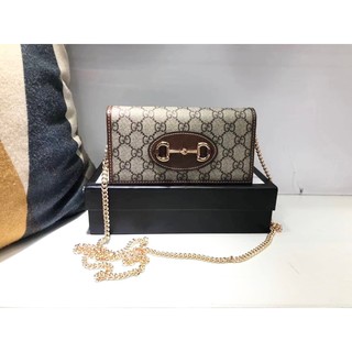 กระเป๋า กุชชี่ 1995 horsebit Bag New Collection รุ่นฮิตใหม่ชนช้อปพร้อมส่งค่ะ เป็นwallet on chain ฟังก์ชั่นครบ