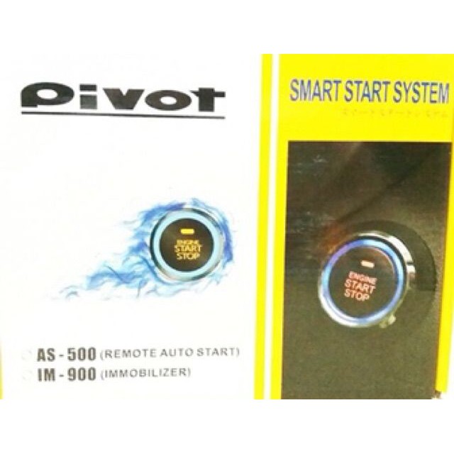 PIVOT SMART STAR PUSH START + REMOTE START + SECURITY ENGUNE CUT OFF ALARM SYSTEM