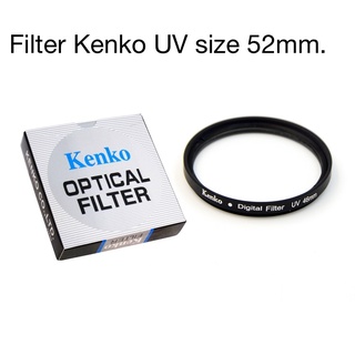 เลนส์กล้อง   KENKO UV FILTER size 52MM //0282//