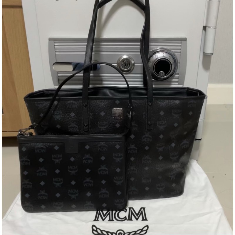 MCM Zip tote แม่+ลูก แท้💯%