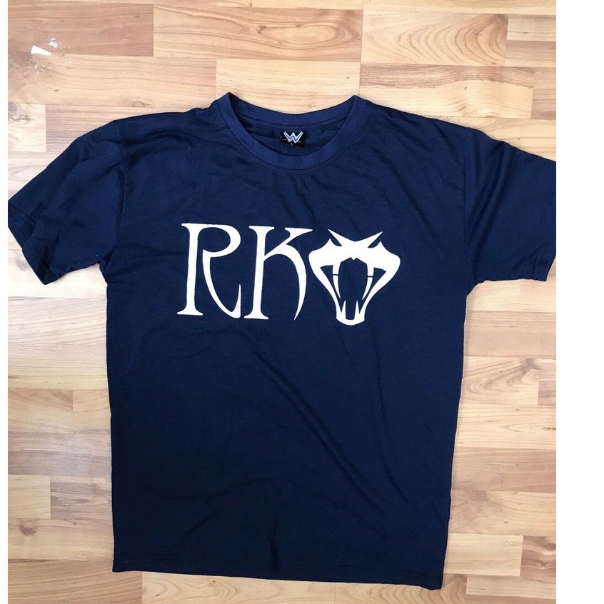 เสื้อยืด พิมพ์ลาย wwe randy orton navy rko outta nowhere สําหรับผู้ชาย