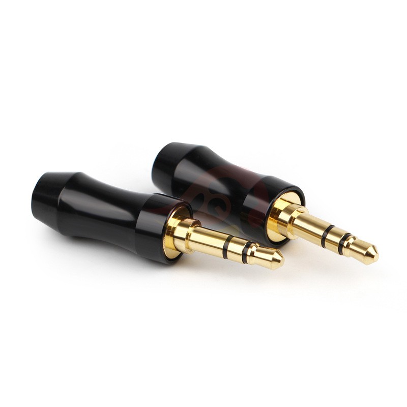 แจ๊ค 3.5มม. 3 ขั้ว ชุบทอง stereo plug gold plated